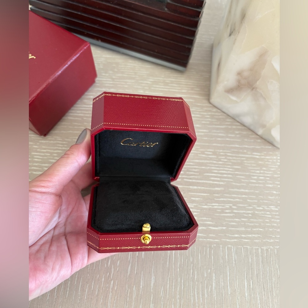 Cartier Signature Love Ring Box Red Case - Picture 2 of 8